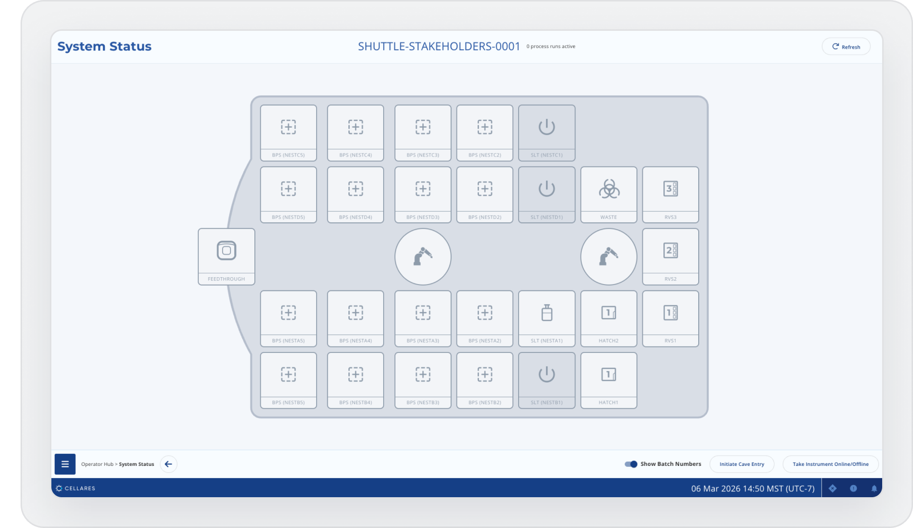 Cellares Instrument software detail